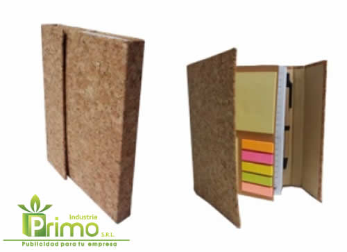 LIBRETA CON TAPA DE CORCHO