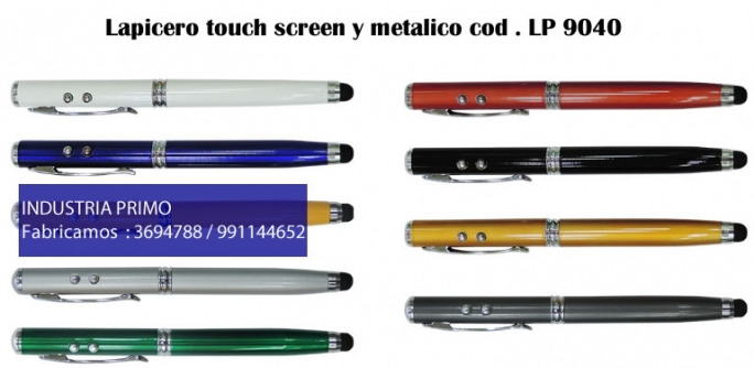 Lapicero touch screen y metalico cod.LP 9040