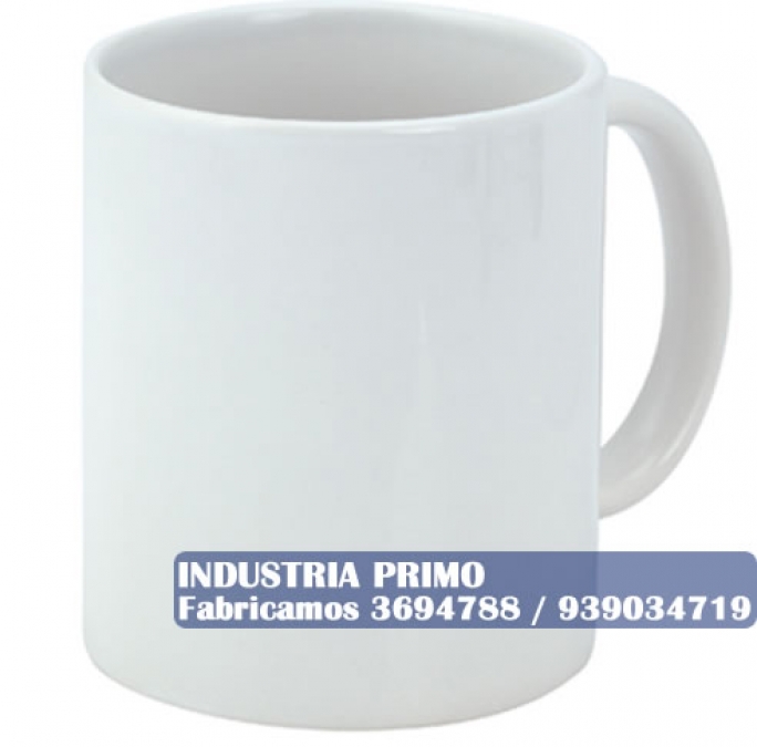 taza blanca publicitaria